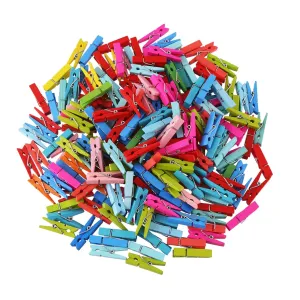 1345 Multipurpose Wooden Clips  / Cloth Pegs (Small, 50 Pcs)