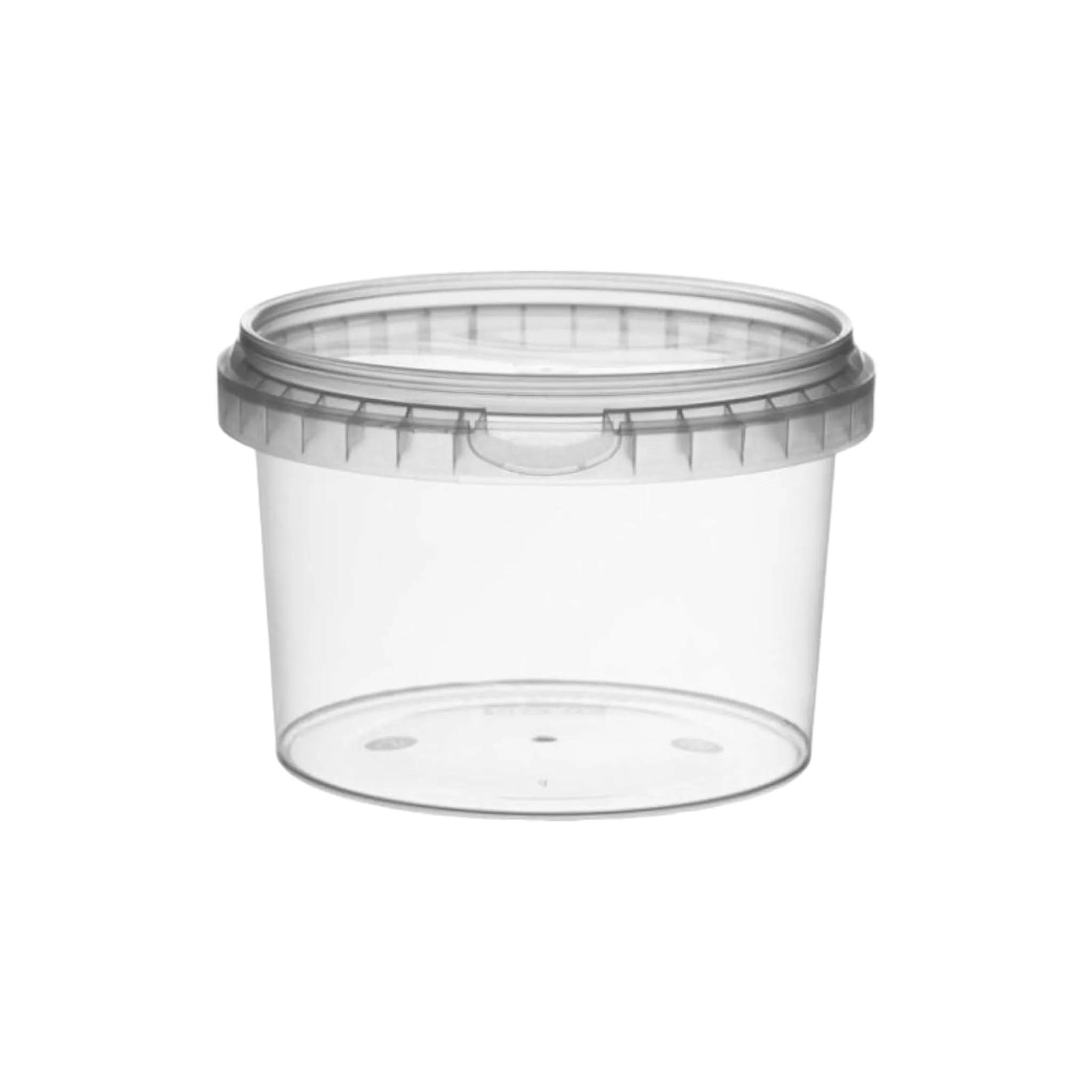 280ml PET Plastic Tub Tamper Proof with Clear Lid 10pack