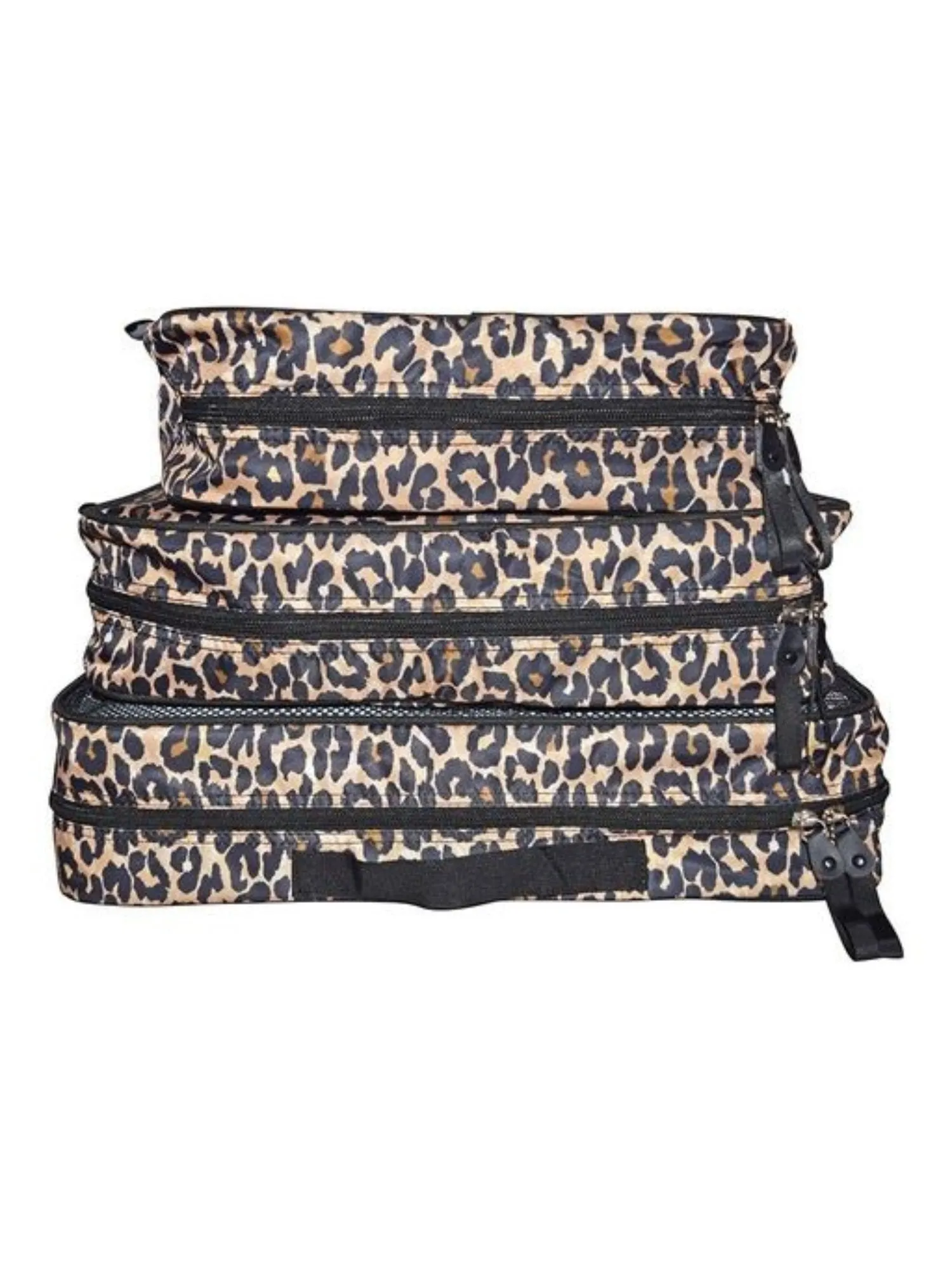 3 Piece Packing Cube Set, Leopard - Hang Accessories