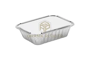 Aluminium Foil Food Containers   Lids 8325 (260ml)