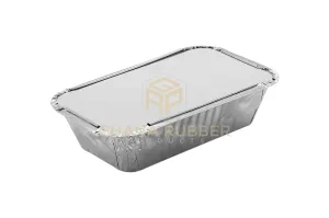 Aluminium Foil Food Containers   Lids 8368 (650ml)