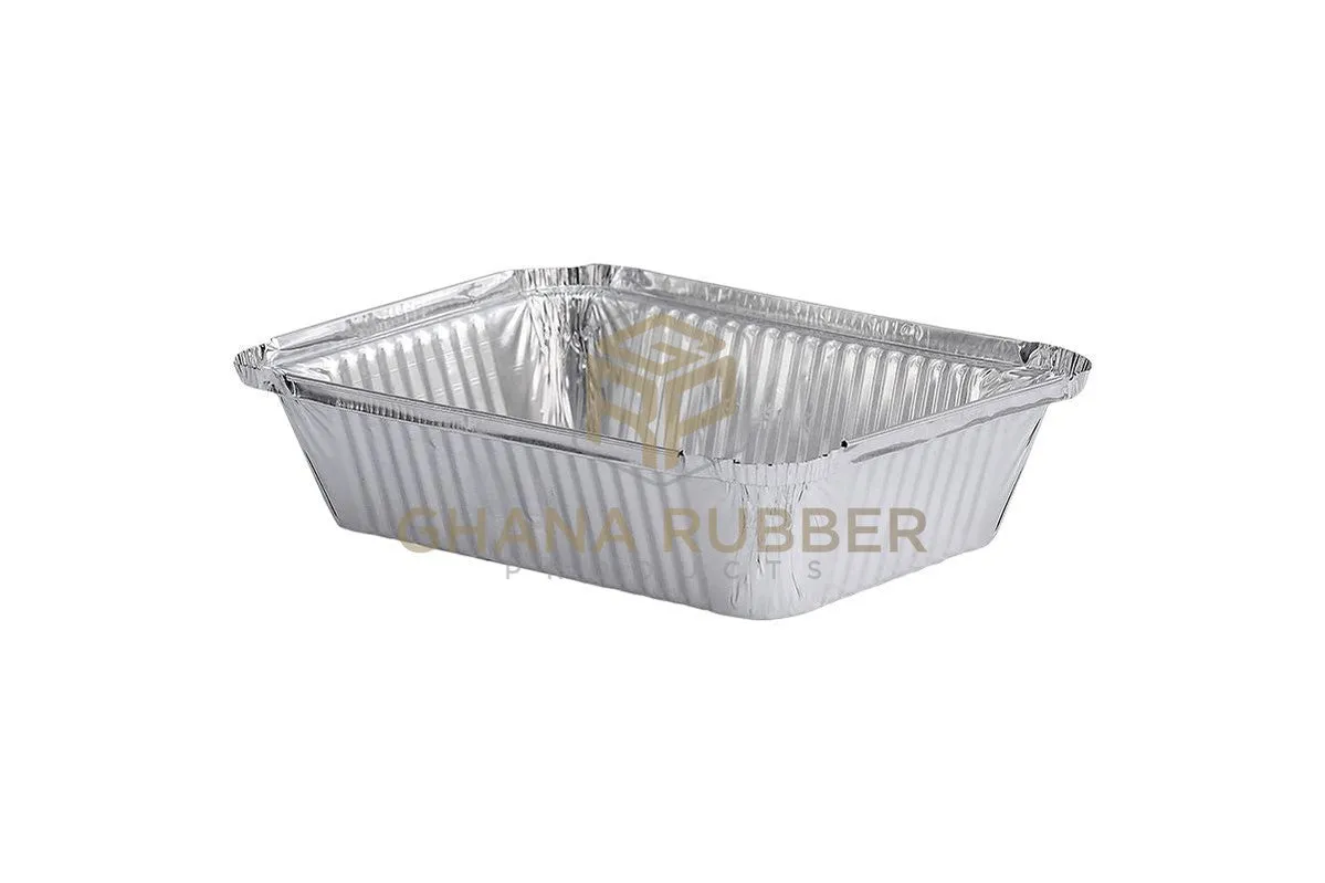 Aluminium Foil Food Containers   Lids 8399 (1000ml)