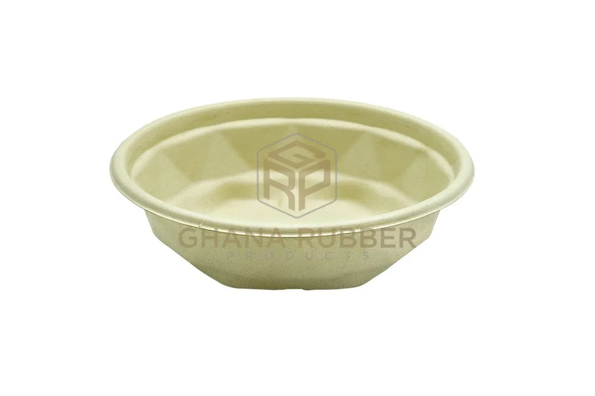 Bagasse Diamond Bowls   Lids 500ml