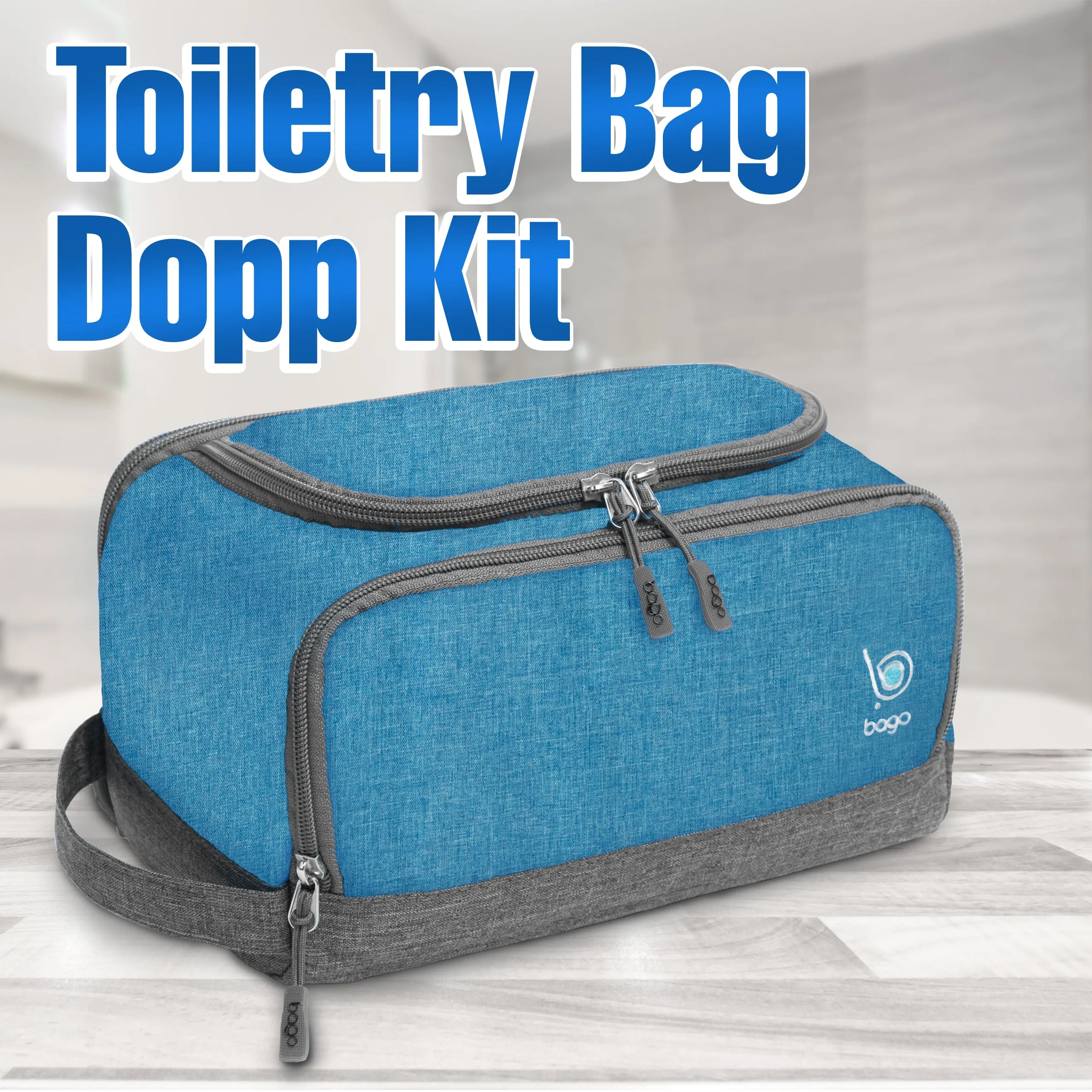 Bago Dopp Kit For Men - Shaving Kit Bags for Men