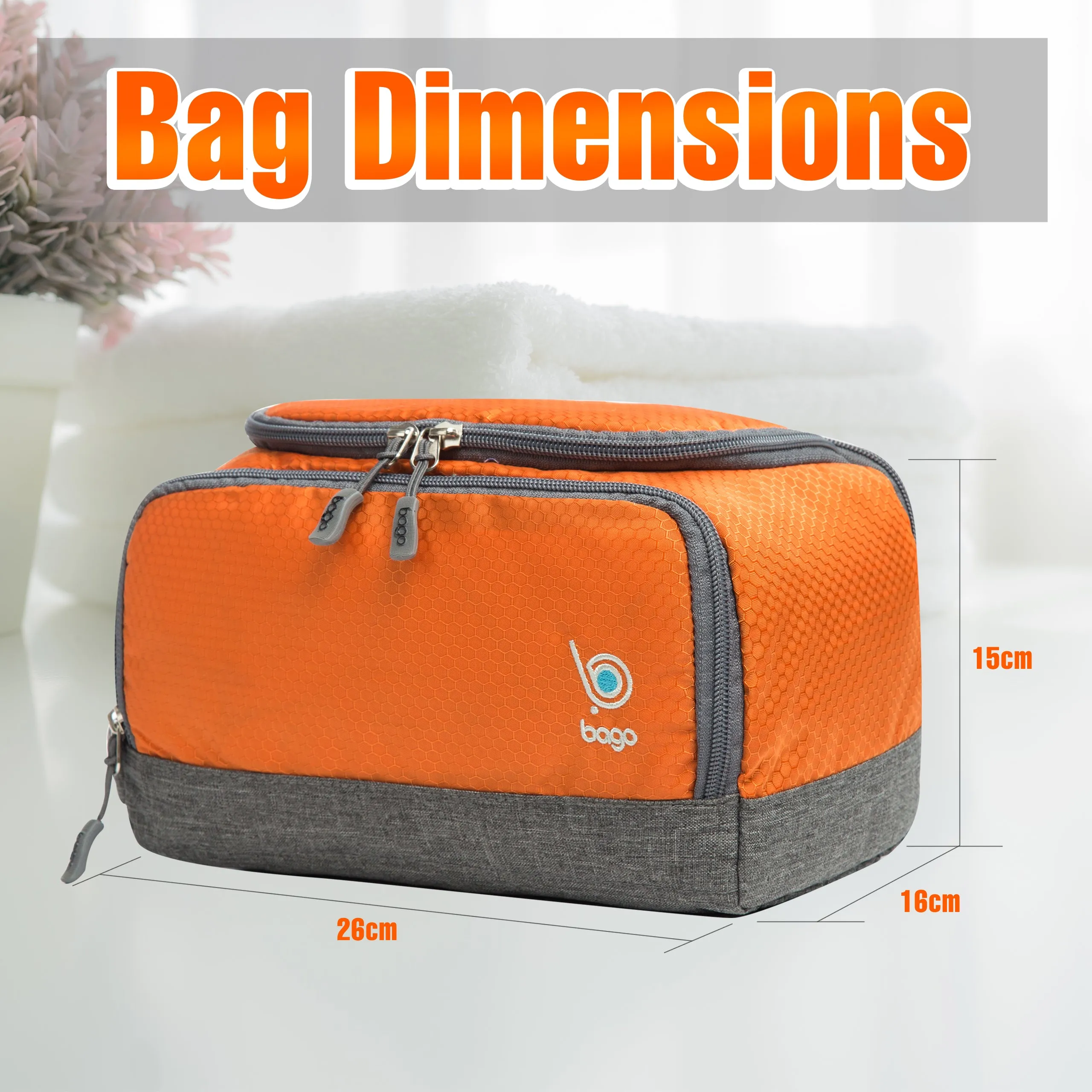 Bago Dopp Kit For Men - Shaving Kit Bags for Men