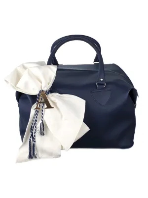 Baptism Blue Bag with leather-looks like