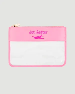 Barbiecore Pink Clear Pouch