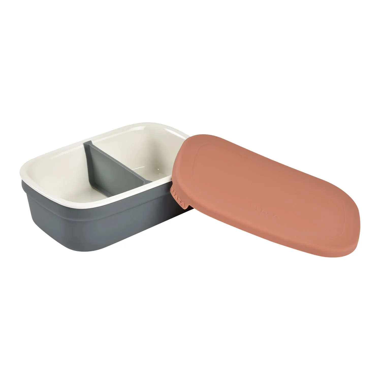 Beaba Ceramic Lunch Box - Mineral / Terracotta