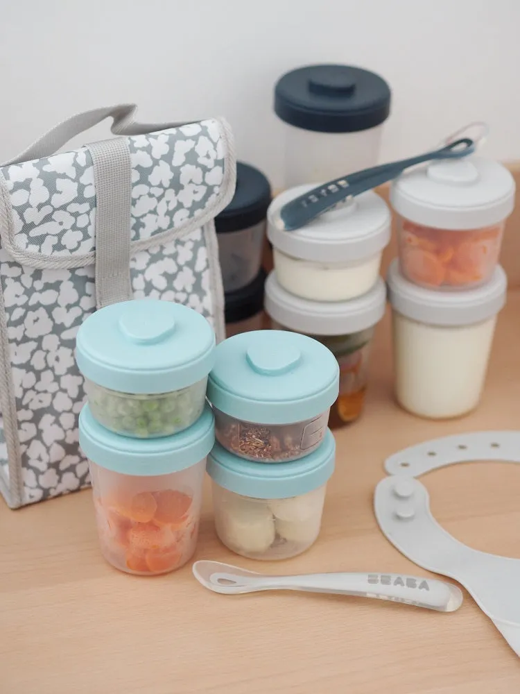 Beaba Stackable Food Jars - Storm