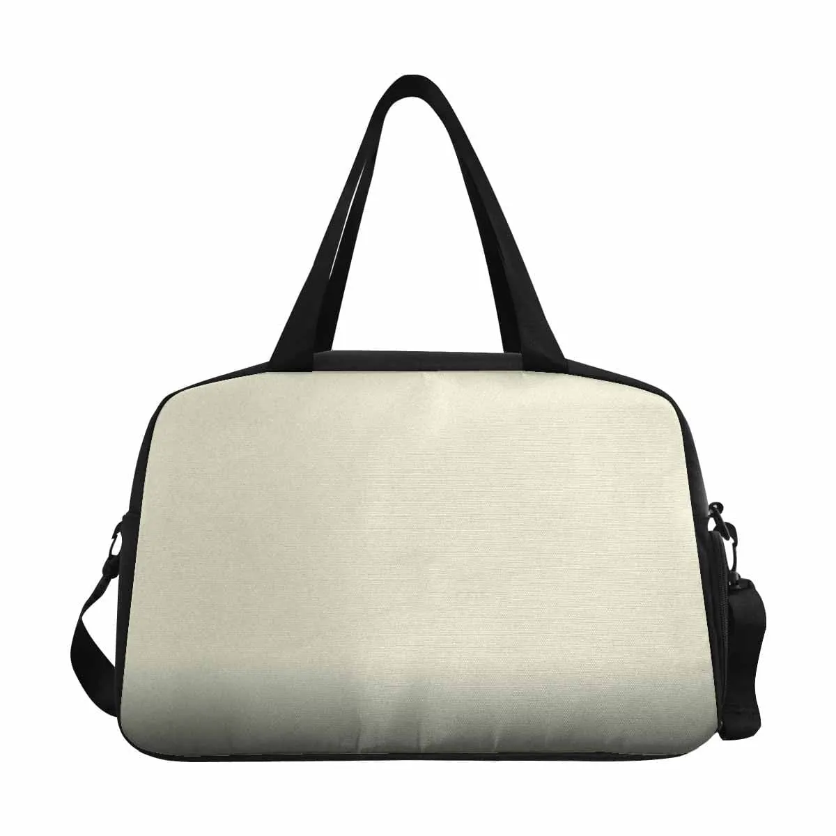 Beige Tote And Crossbody Travel Bag