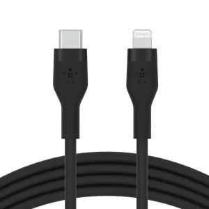 BELKIN BoostCharge Flex USB-C Cable with Lightning Connector 1M - Black