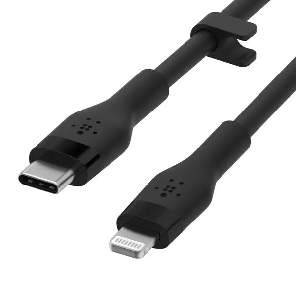 BELKIN BoostCharge Flex USB-C Cable with Lightning Connector 1M - Black