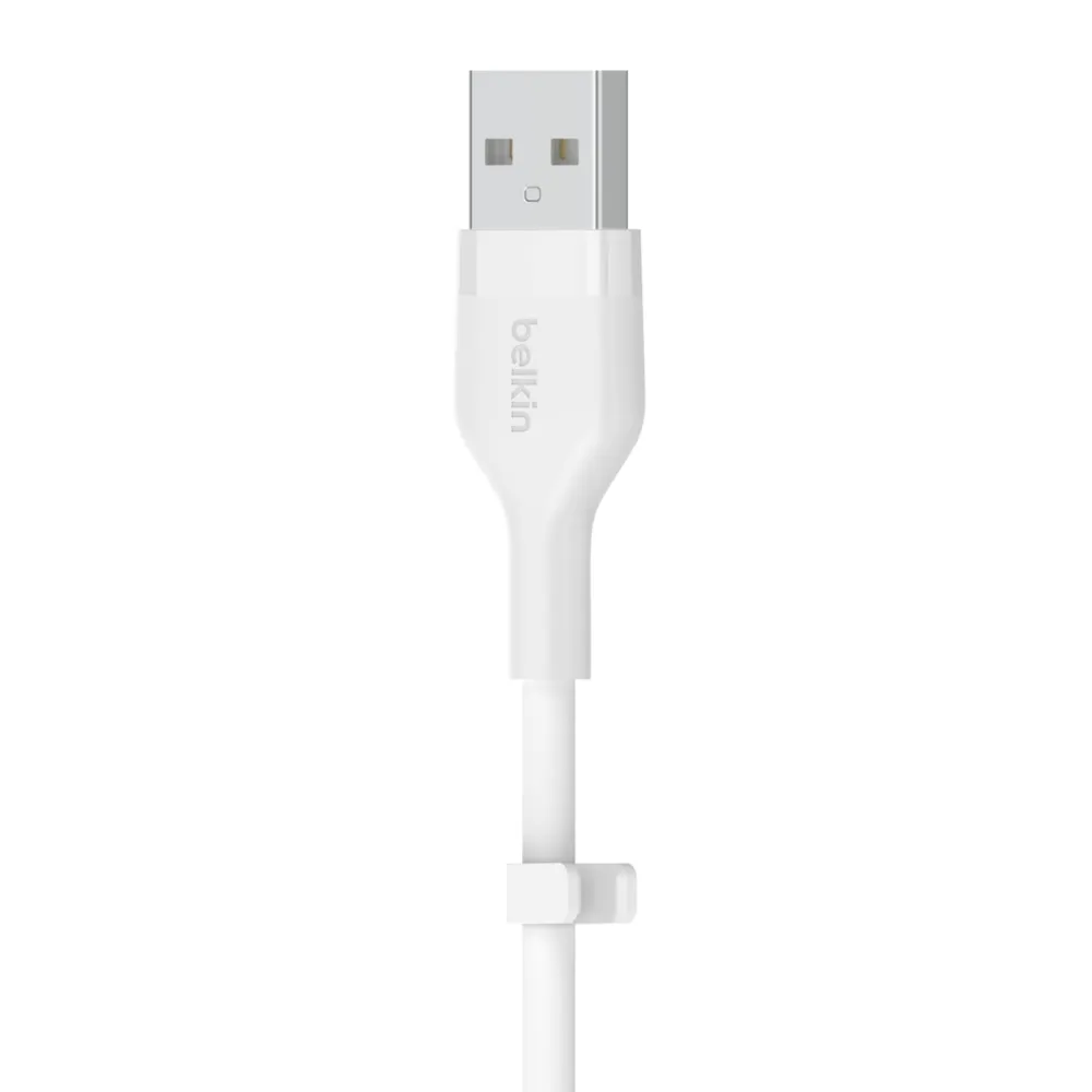 Belkin Usb-A To Lighting, Silicone, 1M, White