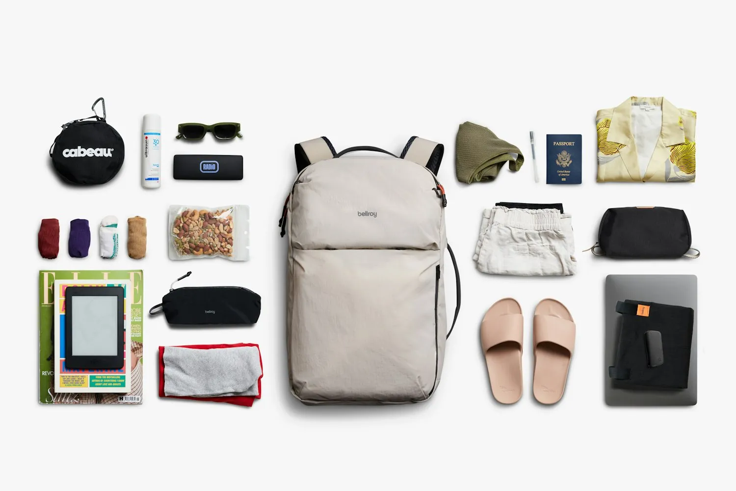 Bellroy Lite Travel Pack 30L Ash