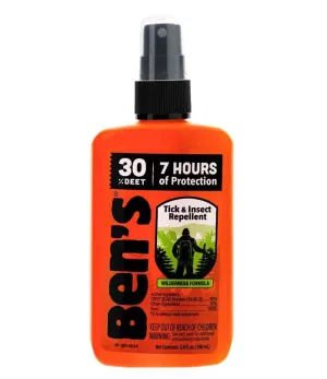 Ben's 30 Tick & Insect Repellent 3.4 oz Pump Spray