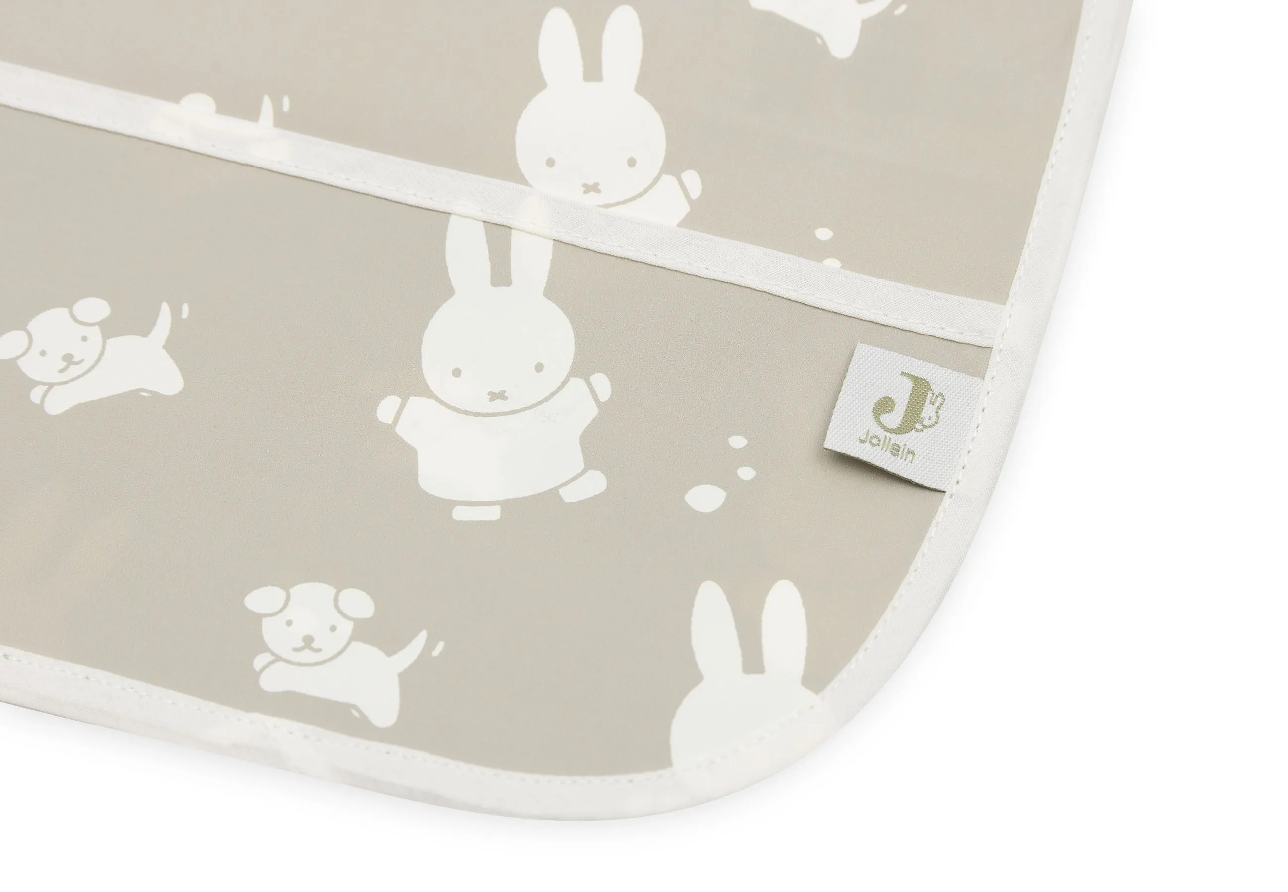 Bib Waterproof with Sleeves Miffy  Snuffy - Olive Green