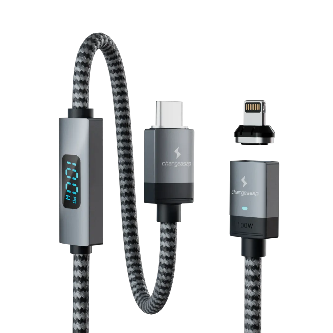 Cable Set Magnetic USB-C 100W Charging Cable: Connect Pro