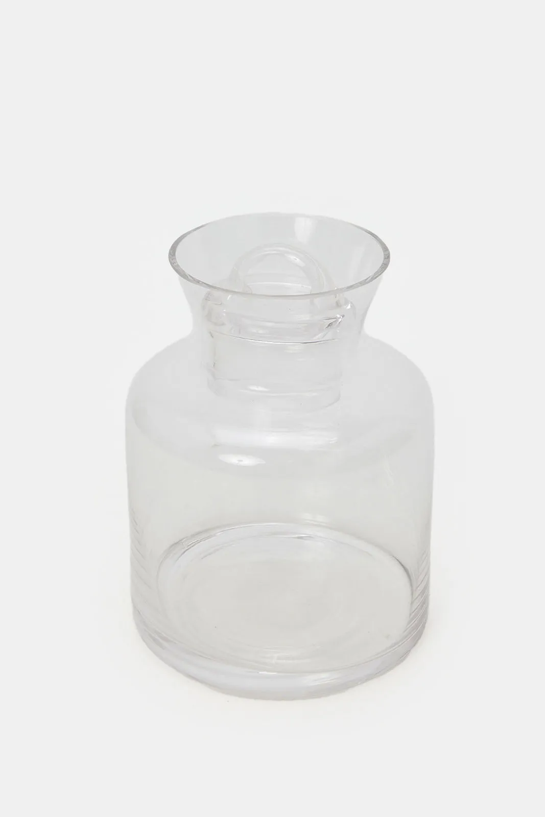 Clear Glass Plain Canister Jar (Medium)