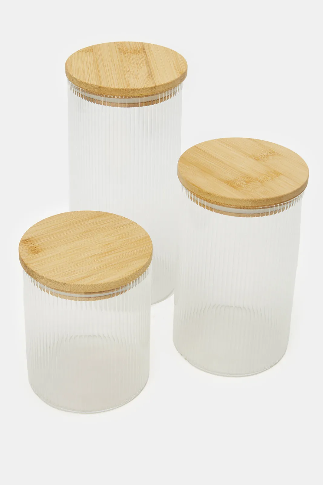 Clear Storage Jar Set (3 Piece)