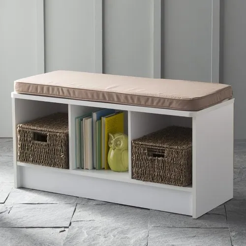 ClosetMaid® 3-Cube Entryway Storage Bench, Espresso