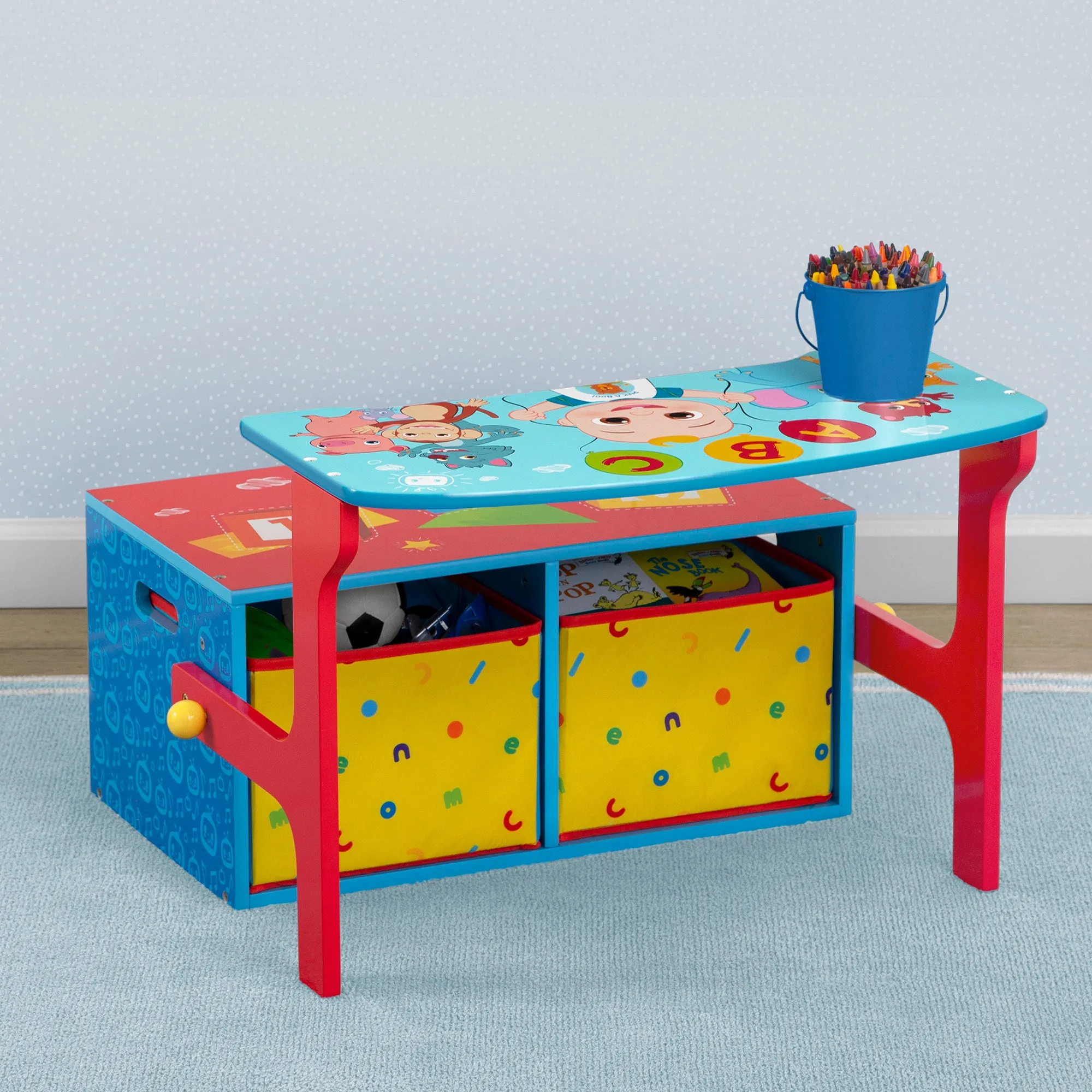 CoComelon 2-in-1 Activity Bench and Desk