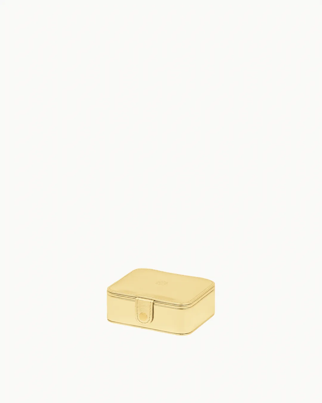 Dainty Gold Metallic Jewellery Box