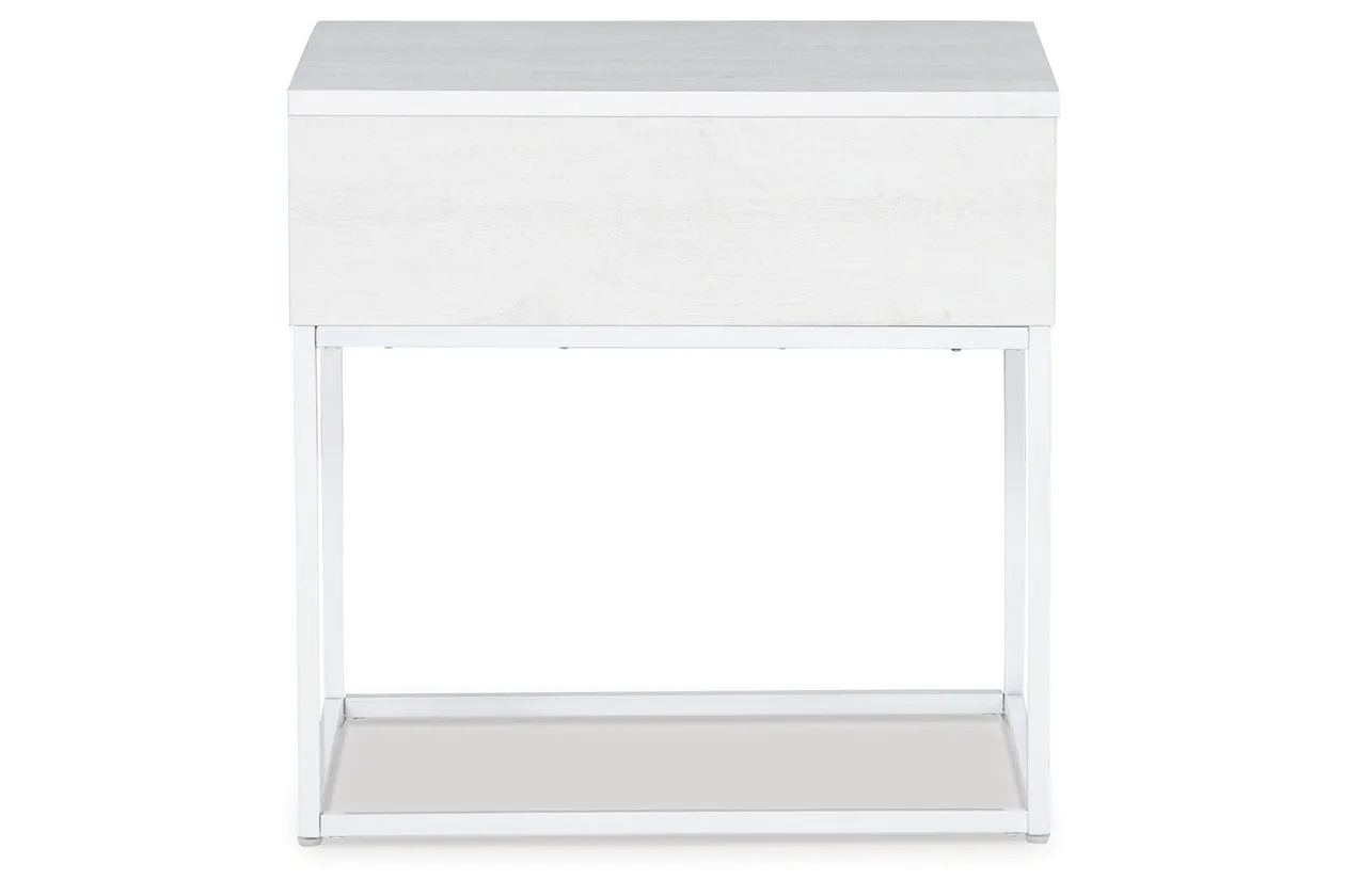 Deznee White Lift-top Coffee Table and 2 End Tables