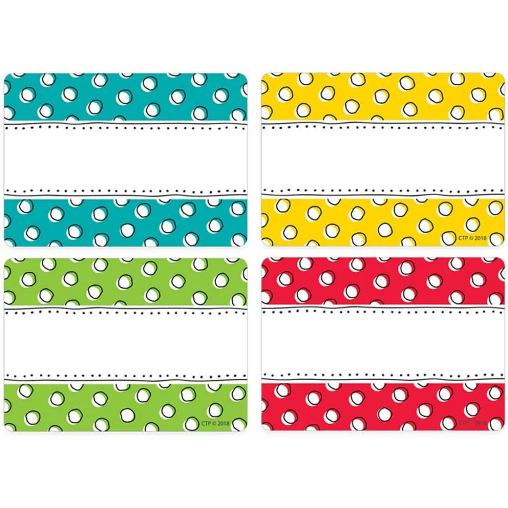 Doodle Dots Labels