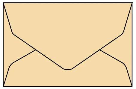 Envelope Brown 6*4 inches