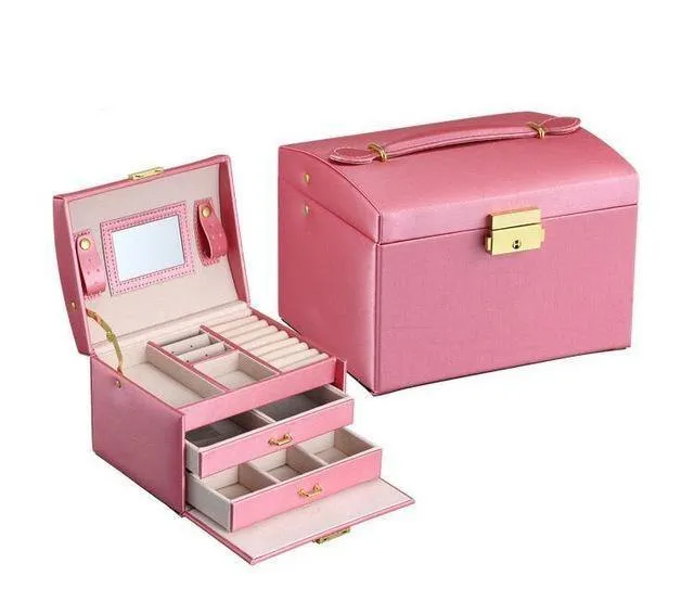 Euro Princess Leather Jewellery Box