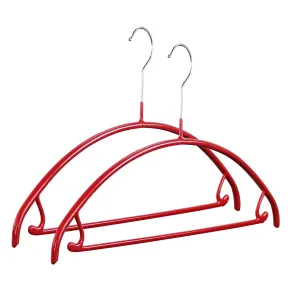 Euro Shirt, Sweater Hanger with Skirt Hooks, 42-U, New Red