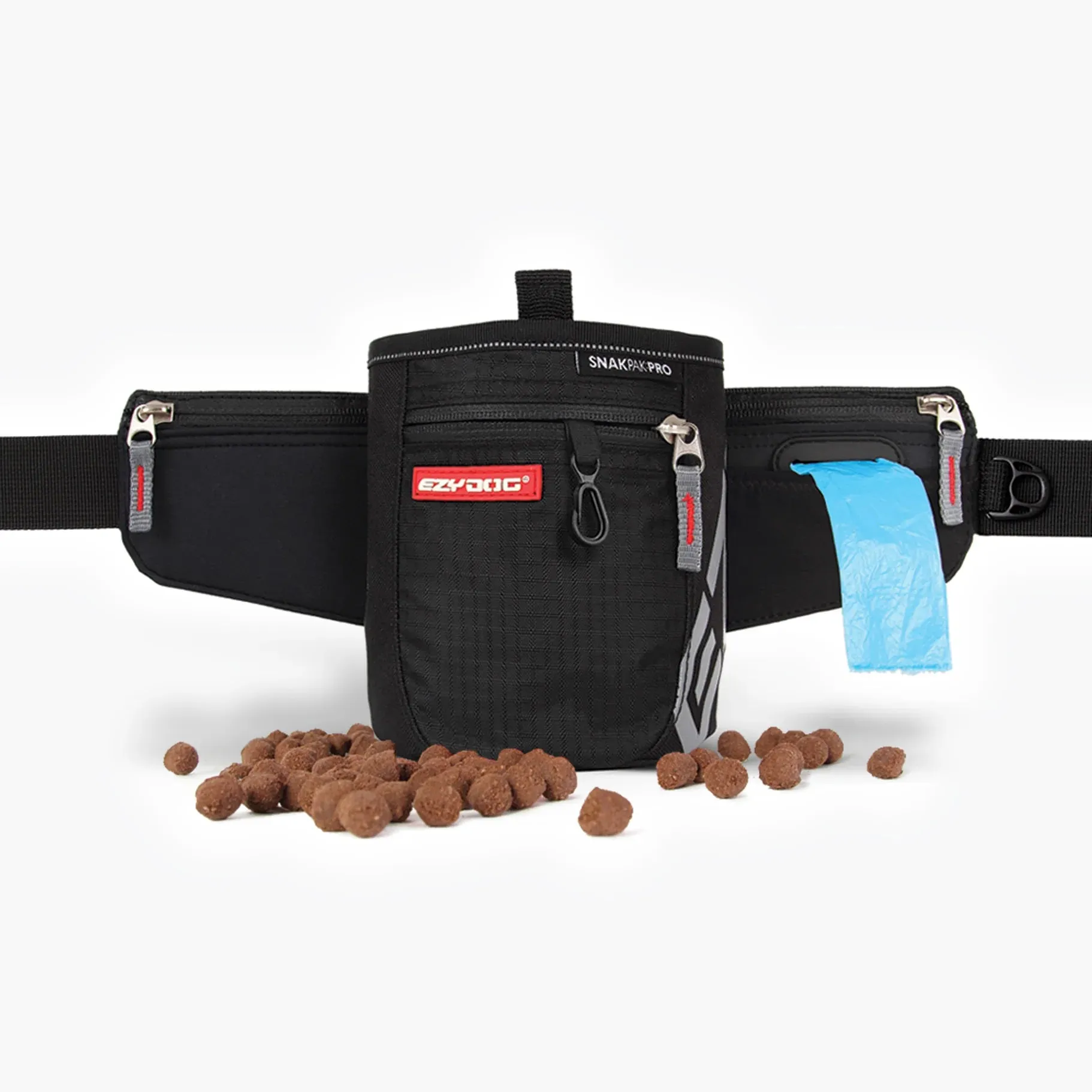 EzyDog SnakPack Pro Treat Training Bag Black^^^