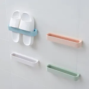 Folding Shoe Rack And Slippers Rack Free Perforation Drain Rack