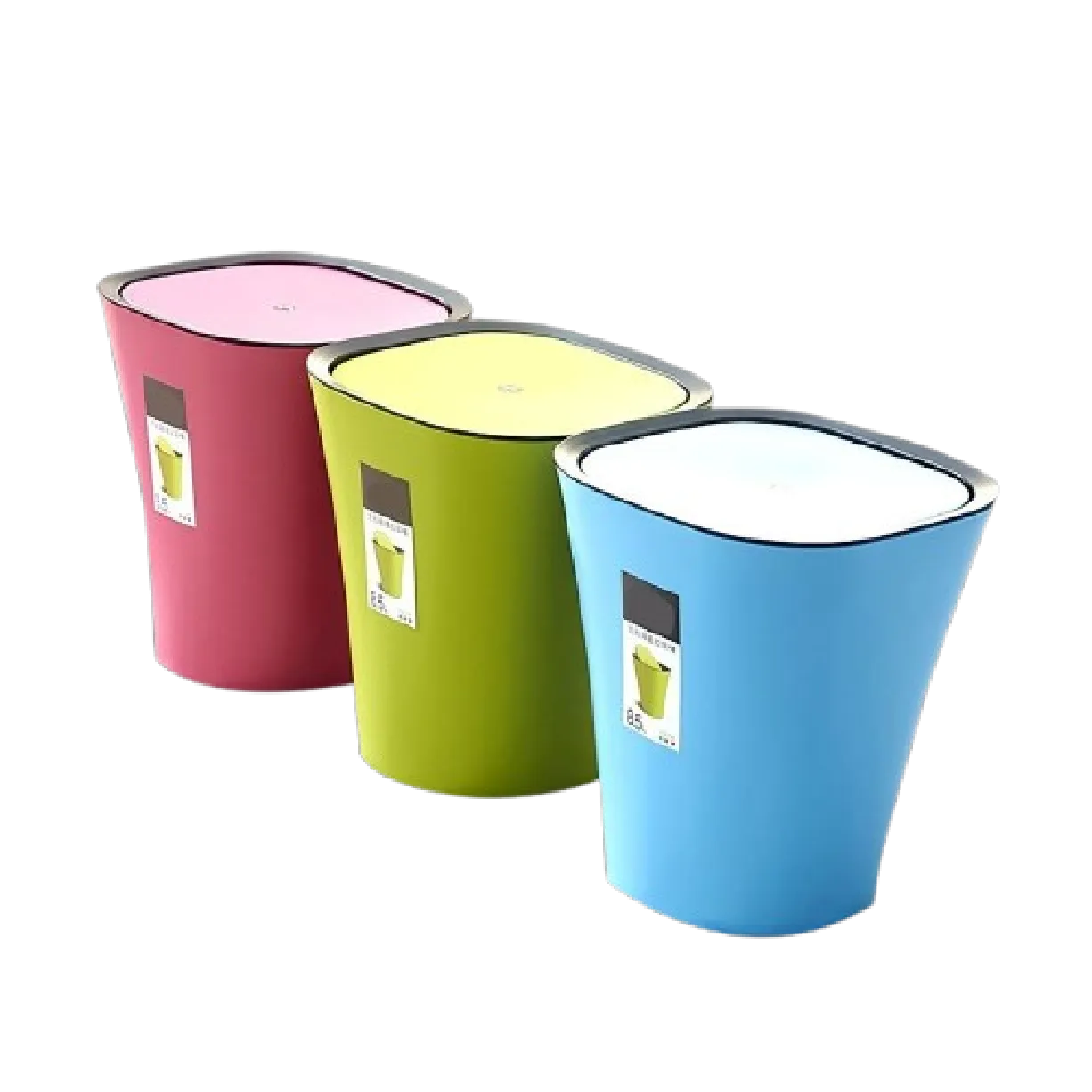 GENIE Dustbin | Flip Waste Bin | 8.5L | Multiple Colours | Kitchen Bin | Rubbish Bin