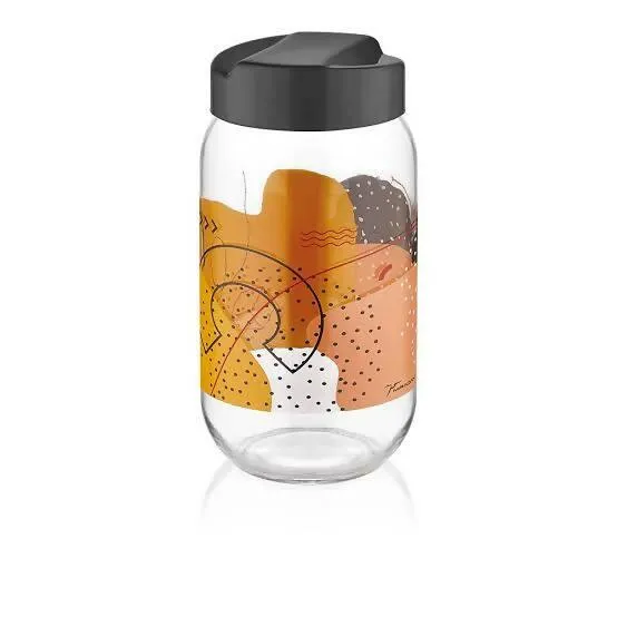 Glass Container and Spice Jar Single Piece 1000ml