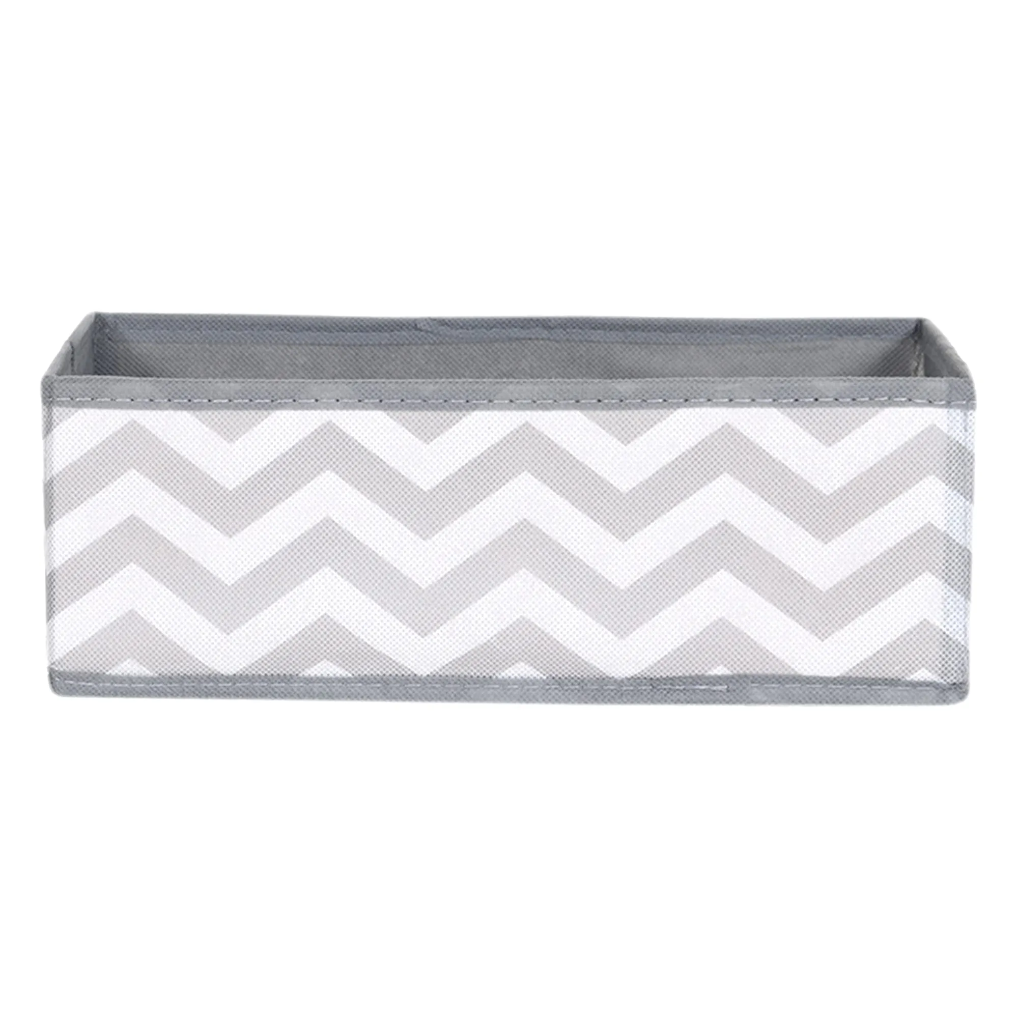 House of Quirk 3 Piece Non-Woven Closet Storage Box, Grey