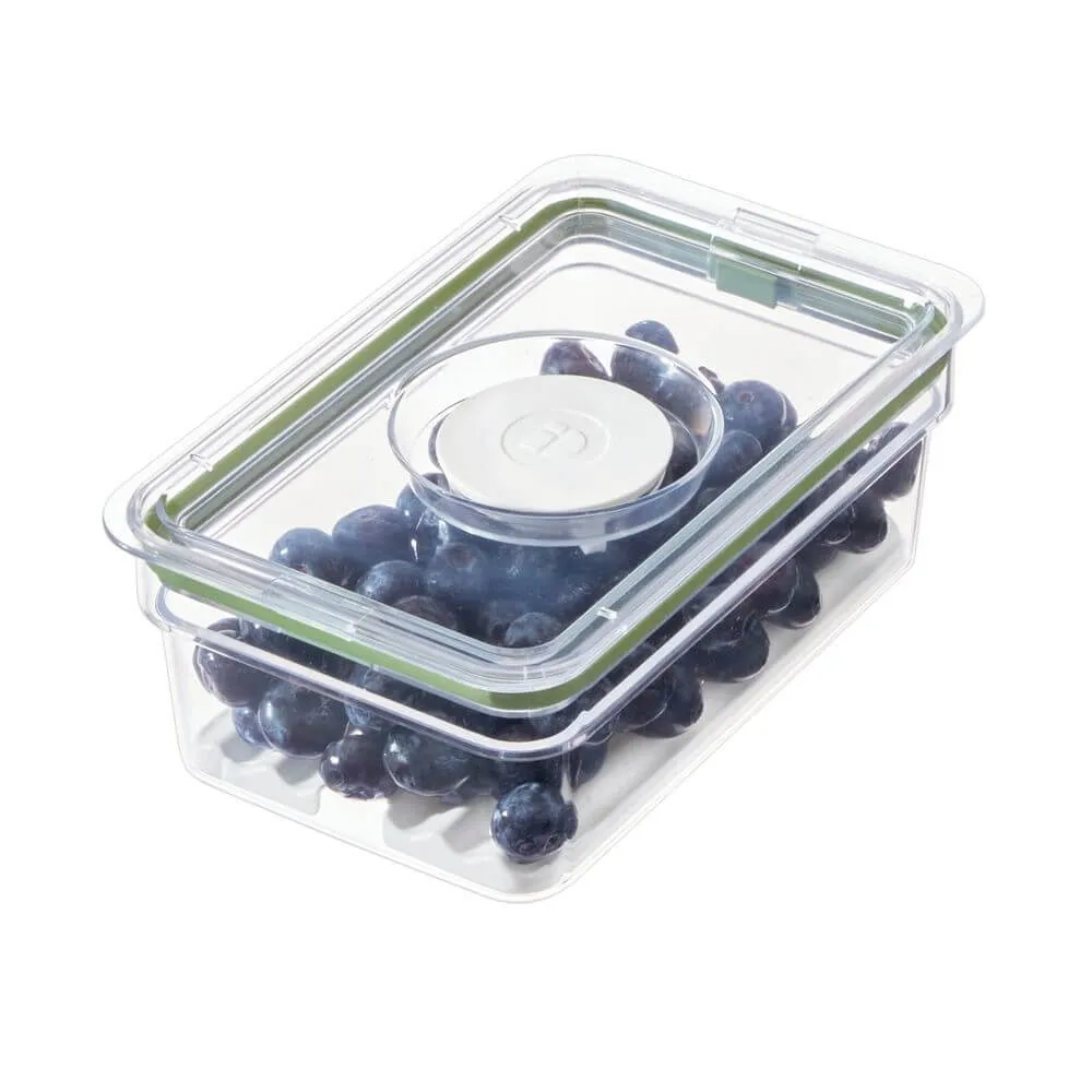 iDesign Fridge Container with Insert Tray Medium Short