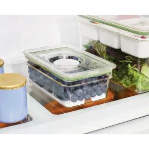 iDesign Fridge Container with Insert Tray Medium Short