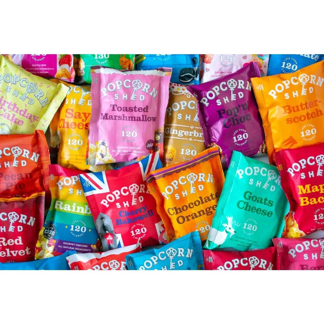 KA541 Popcorn Shed Toffee Mini Pop! Single Serve Bag 28g (Pack of 24)