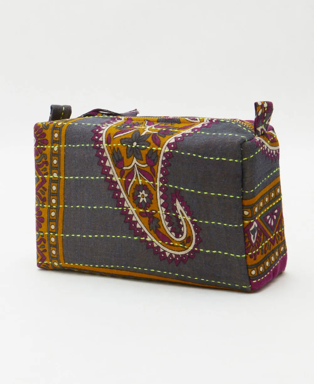 Kantha Medium Toiletry Bag - No. 240715