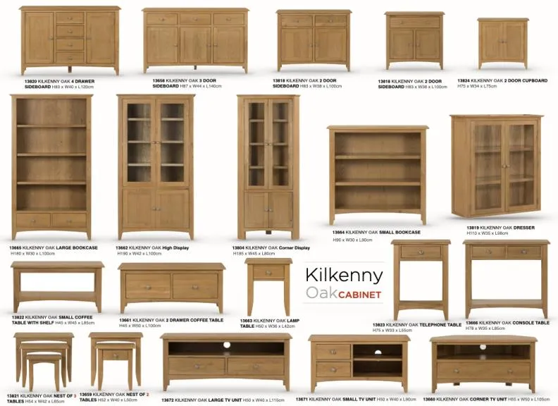 Kilkenny Oak Corner TV Stand