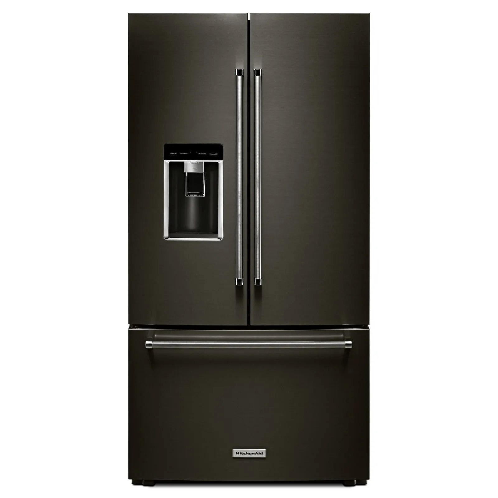 KitchenAid 23.8 cu. ft. 36 Inch Counter-Depth French Door Platinum Interior Refrigerator with PrintShield Finish