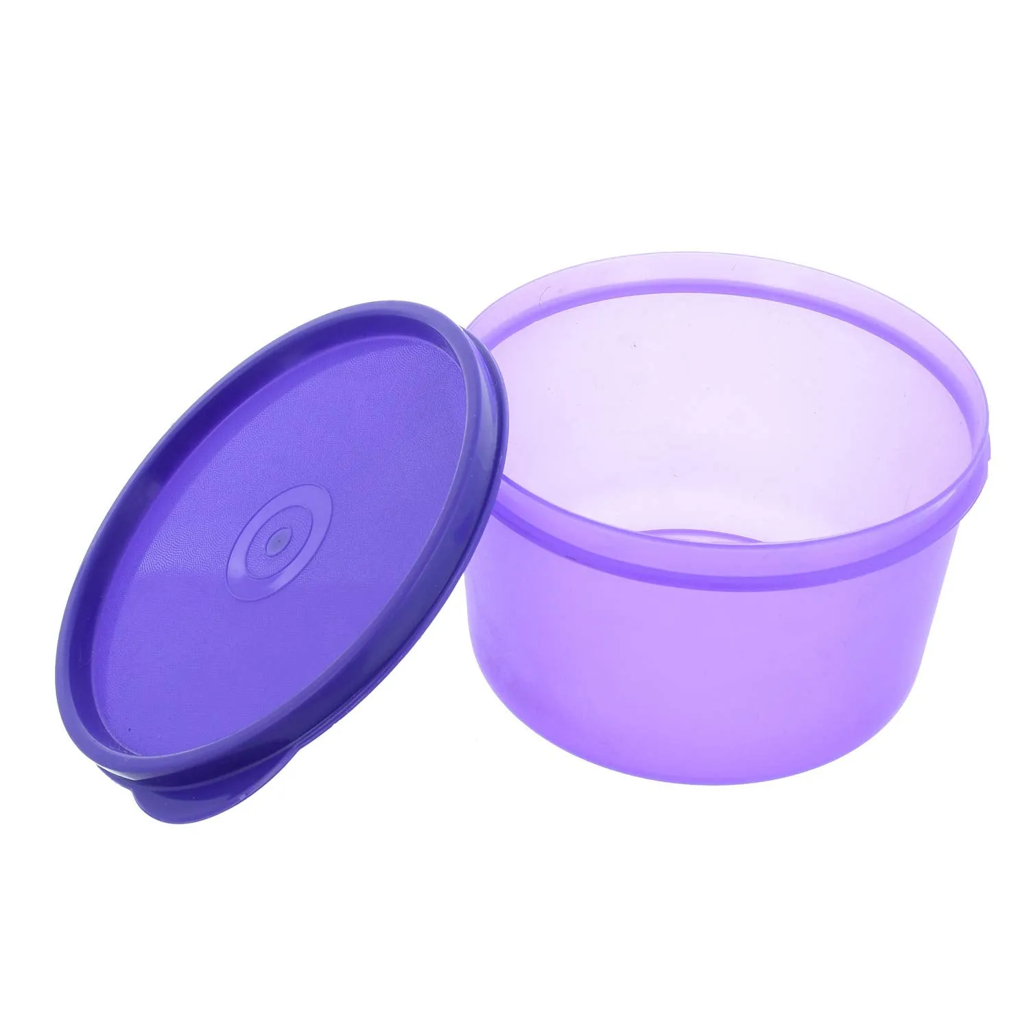 Kuber Industries Plastic 12 Pieces Kitchen Storage Spice Containers, Fridge Container, Food Utility Box, Food Storage Containers Jars 400 Ml (Purple) - CTLTC43872