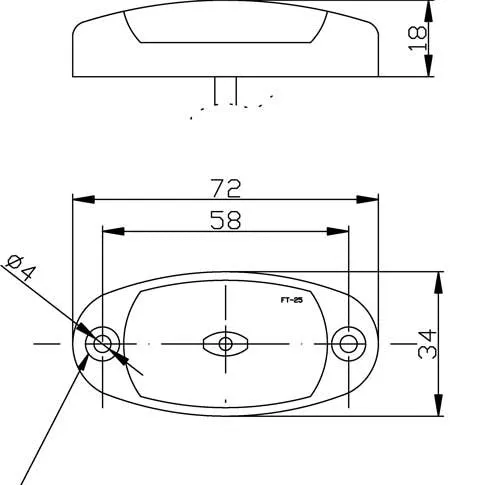 LED Marker Light Oval