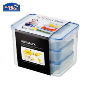 Lock & Lock Glass Container 7pcs Set