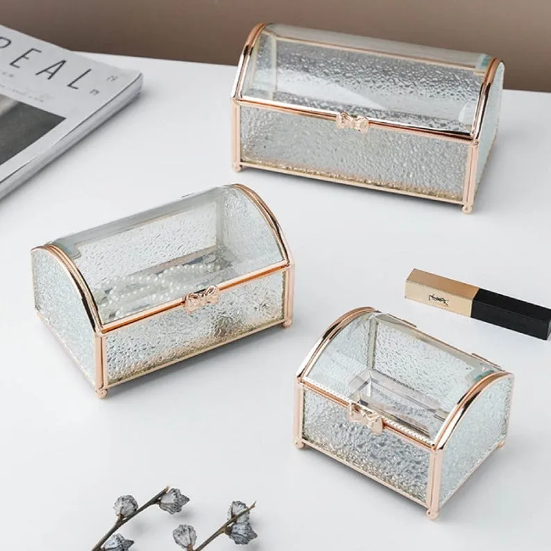 Luxe Textured Jewelry Box