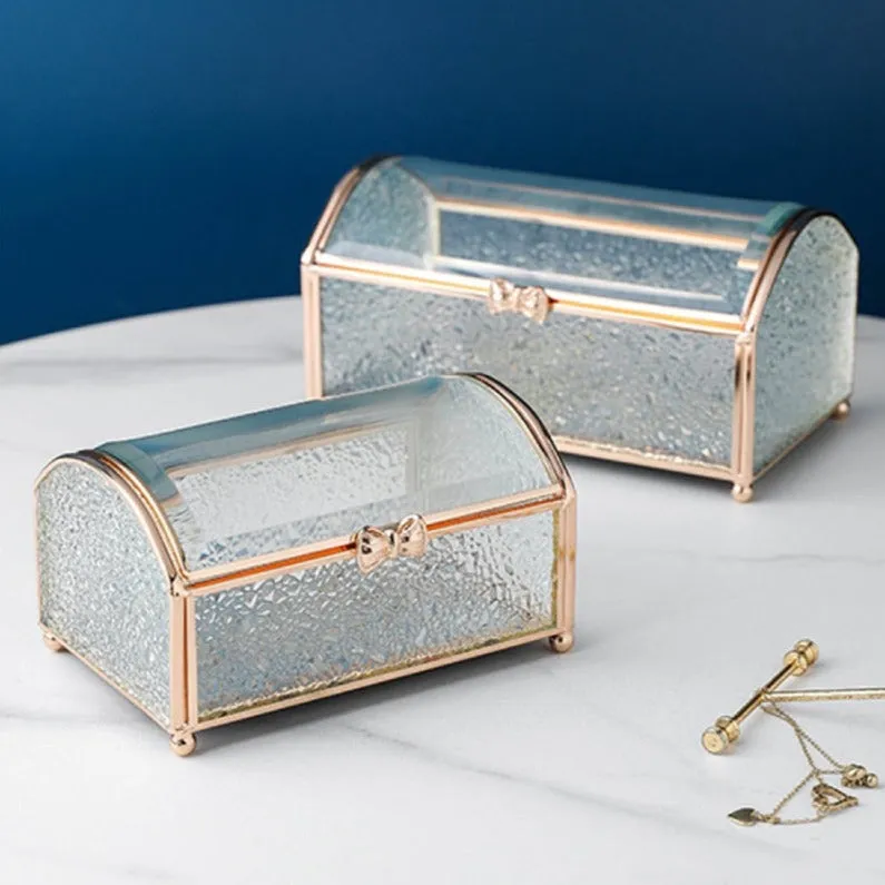 Luxe Textured Jewelry Box