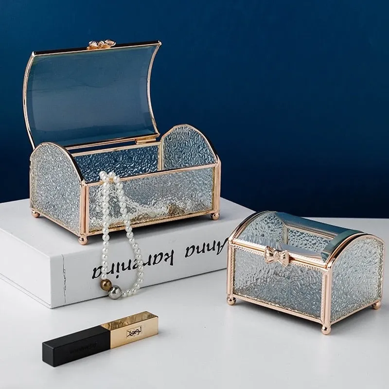 Luxe Textured Jewelry Box