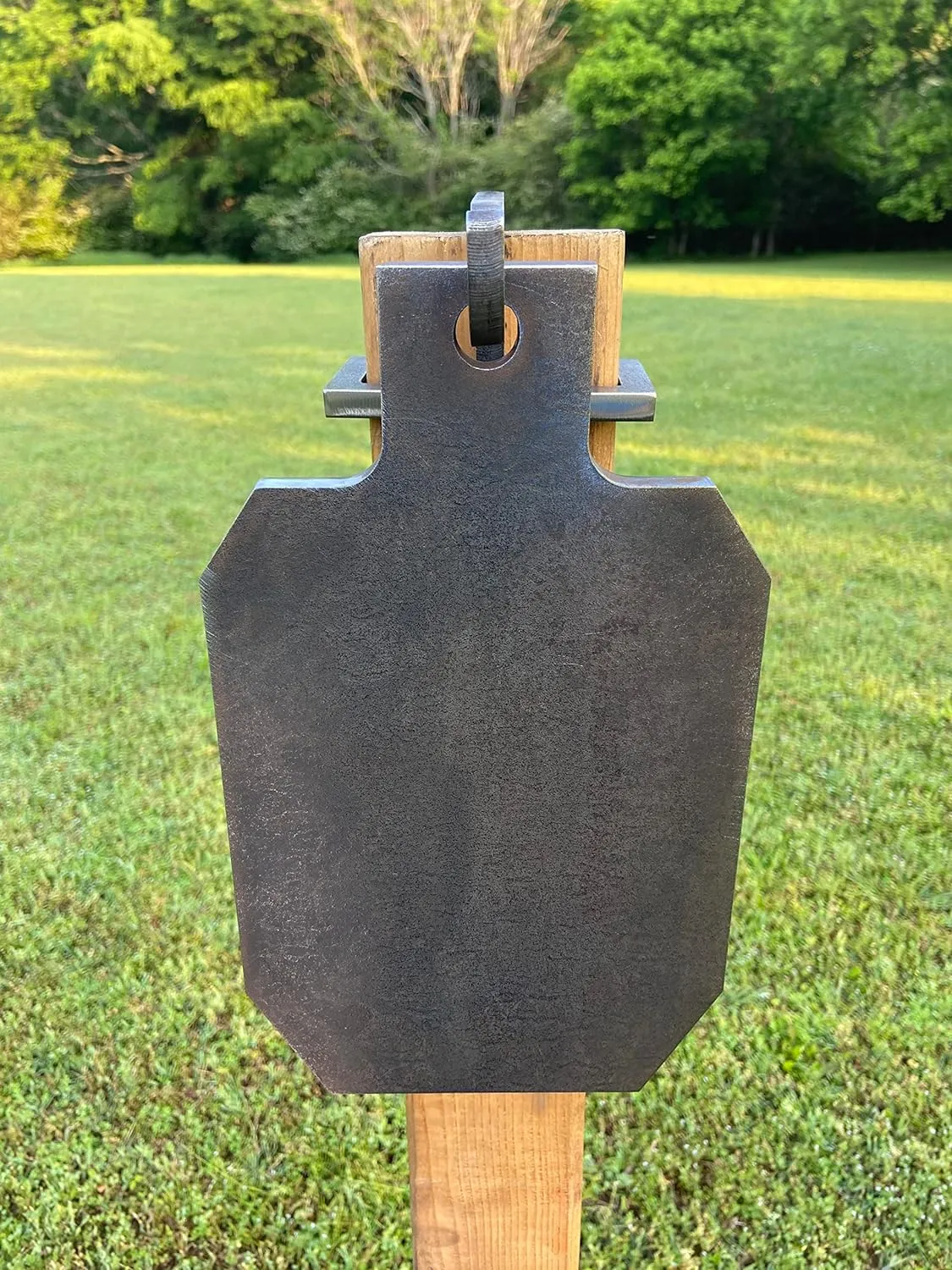 Magnum Target 3/8" AR500 12"x7” IDPA/IPSC Steel Shooting Range Target w/ 2x4 Hook