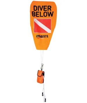 Mares Safety Stop Marker Buoy Float Scuba Diving SMB